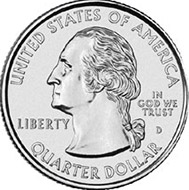 25 центов (Wyoming, 1890), США