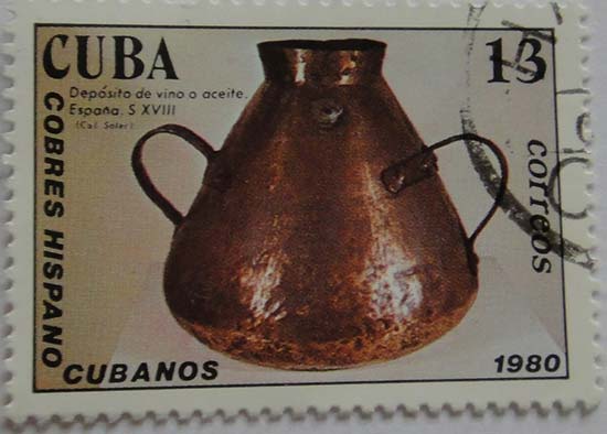 Cuba "Cobres Hispano Cubanos" 1980