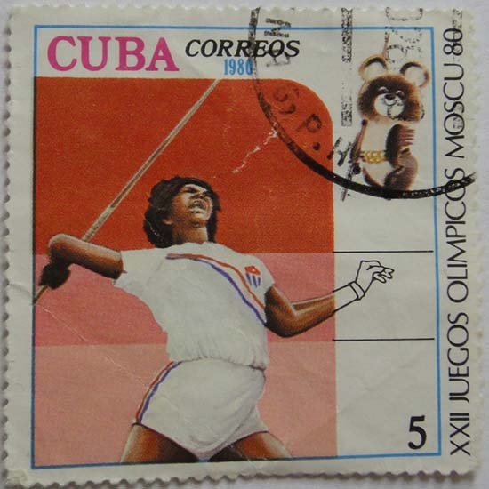 Cuba. XXI Juegos Olimpicos Moscu 80